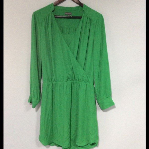 Vince Camuto Eclipse Green Dress NWT - Picture 2 of 4